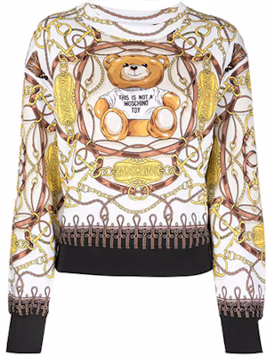(W) Moschino FW22 泰迪熊印花圓領長袖上衣 - 多色 A1705-5527-1003 Order (W) Moschino FW22 泰迪熊印花圓領長袖上衣 - 多色 A1705-5527-1003