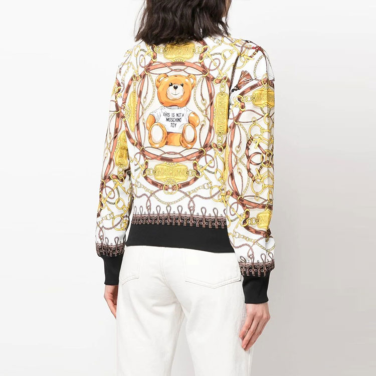 (Women) Moschino FW22 Teddy Bear Print Crewneck Sweatshirt - Multicolor A1705-5527-1003 圖 4