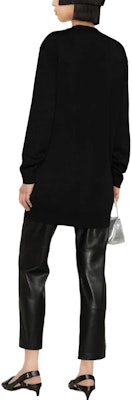 (W) MOSCHINO FW23 黑色V領長袖針織開襟毛衣 A0903-7700-9636 Purchase (W) MOSCHINO FW23 黑色V領長袖針織開襟毛衣 A0903-7700-9636