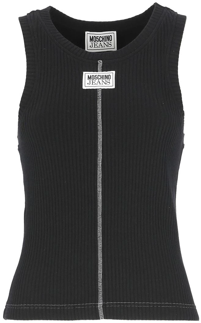 women-moschino-fw-23-black-solid-logo-zip-up-tank-top-a0809-8266-1555