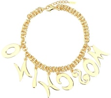 (Women) MOSCHINO Gold Letter Pendant Necklace for Women. 915984271888 (Women) MOSCHINO Gold Letter Pendant Necklace for Women. 915984271888