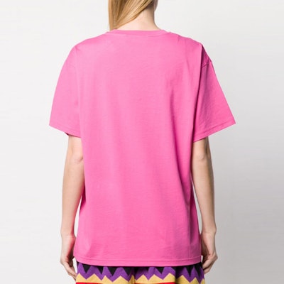 (W) MOSCHINO 塗鴉泰迪熊刺繡寬鬆短袖T恤 女款 - 粉色 V0710-0440-6209 Purchase (W) MOSCHINO 塗鴉泰迪熊刺繡寬鬆短袖T恤 女款 - 粉色 V0710-0440-6209