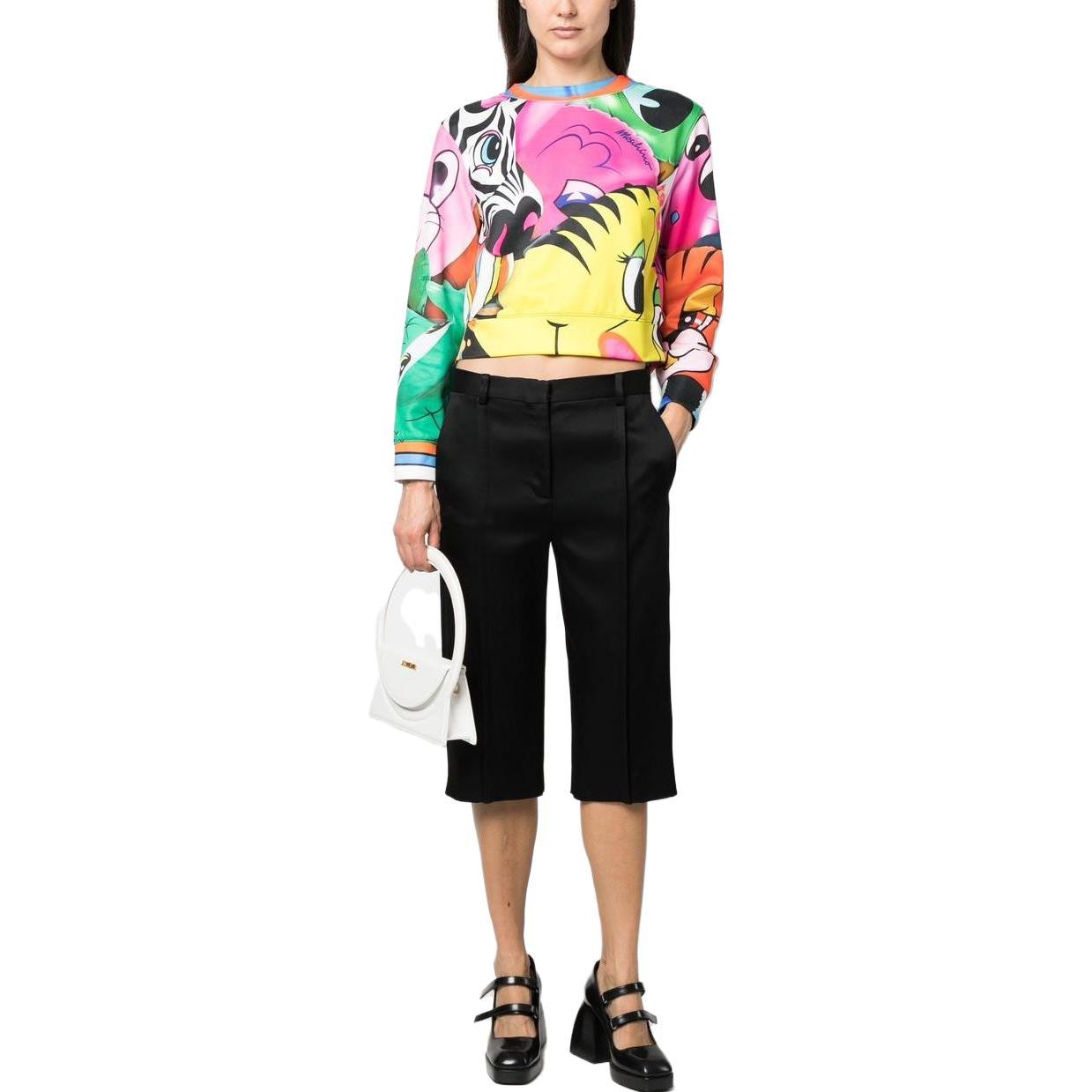 Lookbook (Women) Moschino Graphic Print Sweatshirt Multicolor A1704-0429-1888