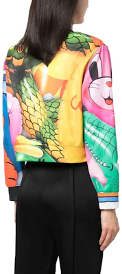 (Women) Moschino Graphic Print Sweatshirt Multicolor A1704-0429-1888 Shop (Women) Moschino Graphic Print Sweatshirt Multicolor A1704-0429-1888