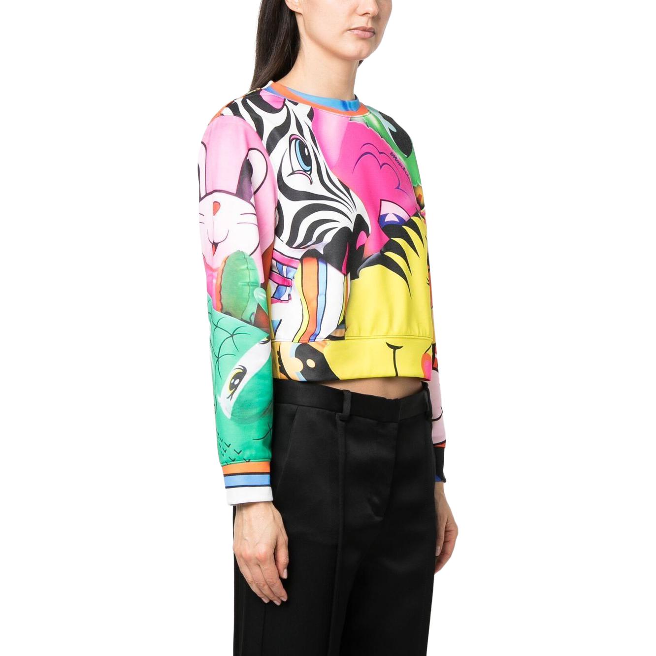 Purchase (Women) Moschino Graphic Print Sweatshirt Multicolor A1704-0429-1888