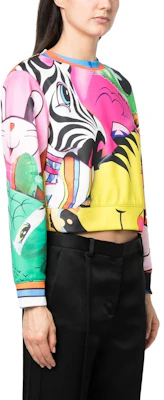 (Women) Moschino Graphic Print Sweatshirt Multicolor A1704-0429-1888 Purchase (Women) Moschino Graphic Print Sweatshirt Multicolor A1704-0429-1888