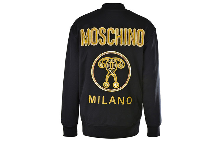 Shop (W) 모스키노 로고 옐로우 블랙 롱슬리브 자켓 가을 아우터웨어 EA0516-0529-4555