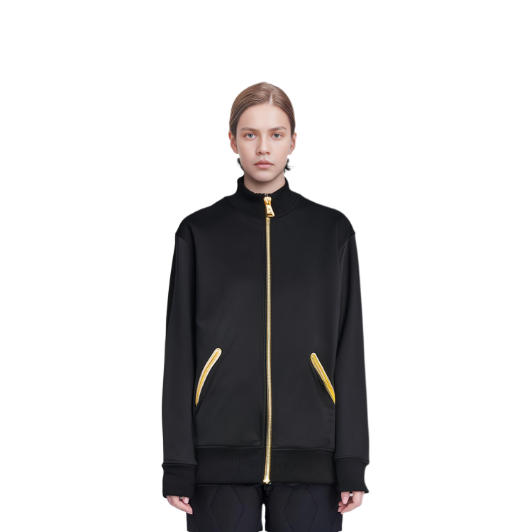 Purchase (W) 모스키노 로고 옐로우 블랙 롱슬리브 자켓 가을 아우터웨어 EA0516-0529-4555