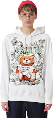 (W) 모스키노 머니 베어 화이트 후드티 T1713-5427-3002 Shop (W) 모스키노 머니 베어 화이트 후드티 T1713-5427-3002