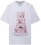 Order (W) 모스키노 핑크 케이크 테디베어 루즈핏 코튼 티셔츠 여성 화이트 Z-V0702-5440-1001