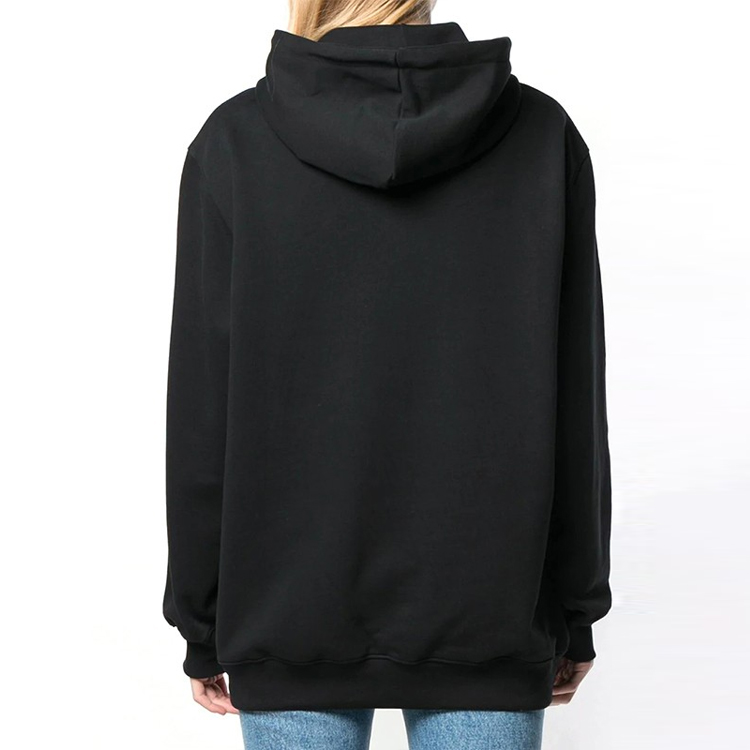 (Women) Moschino Porky Pig Embroidered Black Hoodie A1779-1027-1555 圖 4