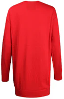 (Women) Moschino Red Teddy Bear Graphic Long Cotton Sweatshirt for Women D-T0495-0400-1112 (Women) Moschino Red Teddy Bear Graphic Long Cotton Sweatshirt for Women D-T0495-0400-1112