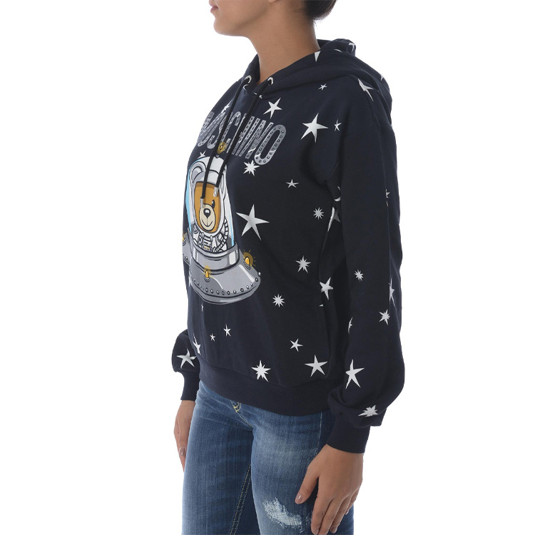 Shop (Women) Moschino Space Bear Graphic Sweatshirt Black Women DV1702-5427-1555