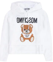Order (W) MOSCHINO SS20 趣味泰迪印花白色七分袖卡通女款衛衣 171104271001