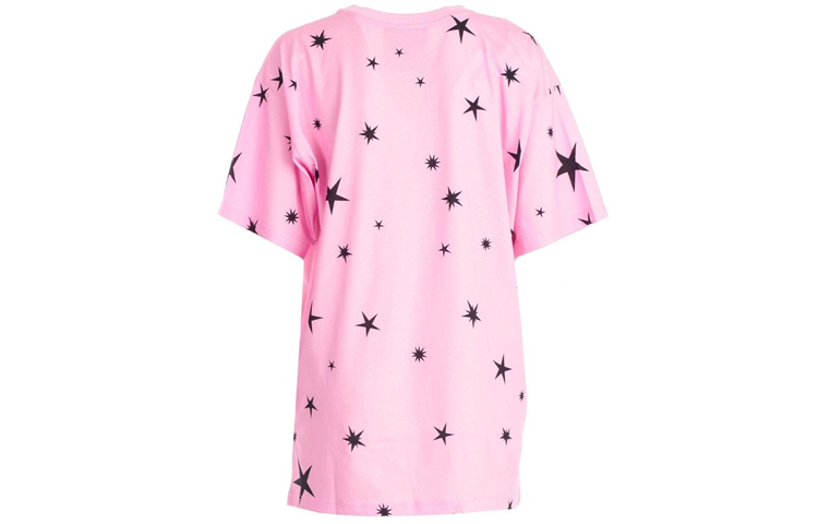 Lookbook (W) 모스키노 SS21 핑크 테디베어 그래픽 티셔츠. V0703-5440-1221