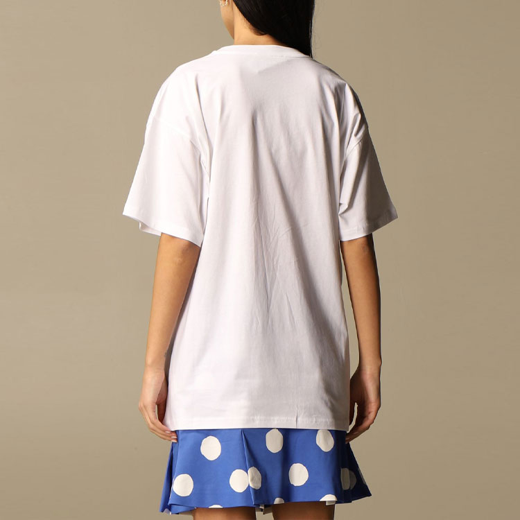 Sizing (W) MOSCHINO SS21 義大利泰迪熊卡通印花T恤 白色 07080-540V-1001