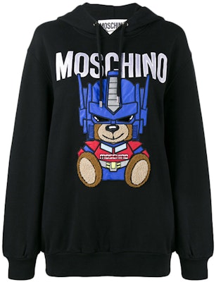(W) MOSCHINO SS21 機器人圖案連帽衫 女款 黑色 V1706-5527-1555 Buy (W) MOSCHINO SS21 機器人圖案連帽衫 女款 黑色 V1706-5527-1555