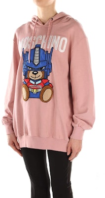 (W) MOSCHINO SS21 變形金剛泰迪連帽衫 粉紅色 時尚 V17065527-1187 Purchase (W) MOSCHINO SS21 變形金剛泰迪連帽衫 粉紅色 時尚 V17065527-1187