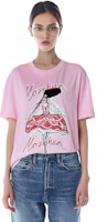 Details for (W) MOSCHINO SS22 粉色印花logo短袖圓領T恤 A0712-0540-1222