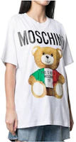 Lookbook (W) MOSCHINO SS23 白色印花Logo短袖圓領T恤 EV0708-0540-1001