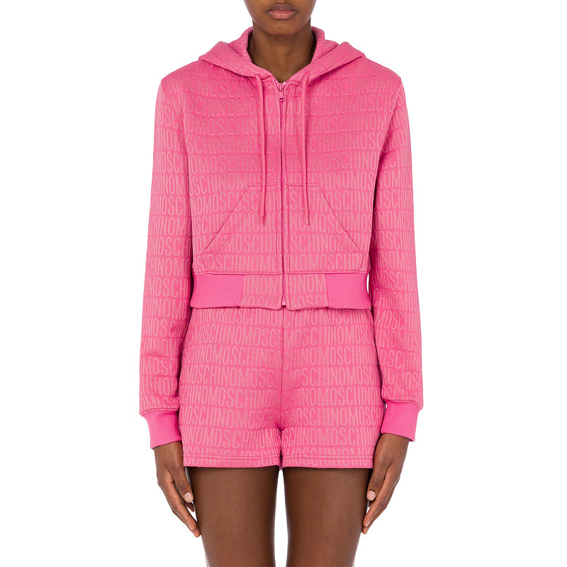 (Women) MOSCHINO SS23 Pink All-Over Print Casual Sweatshirt . A1703-2729-0207 圖 3