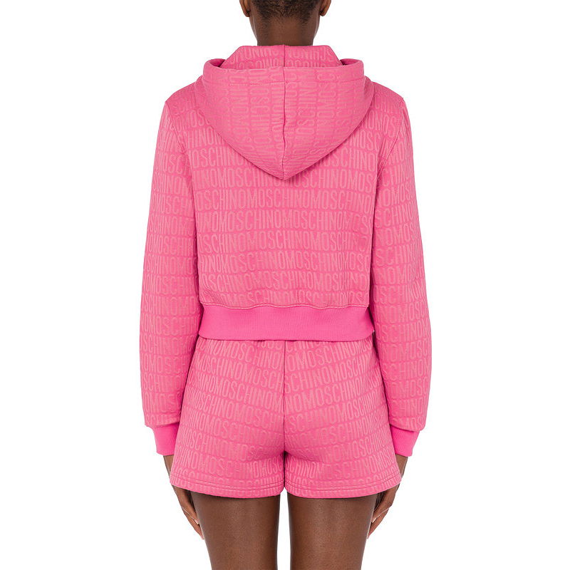 (Women) MOSCHINO SS23 Pink All-Over Print Casual Sweatshirt . A1703-2729-0207 圖 4