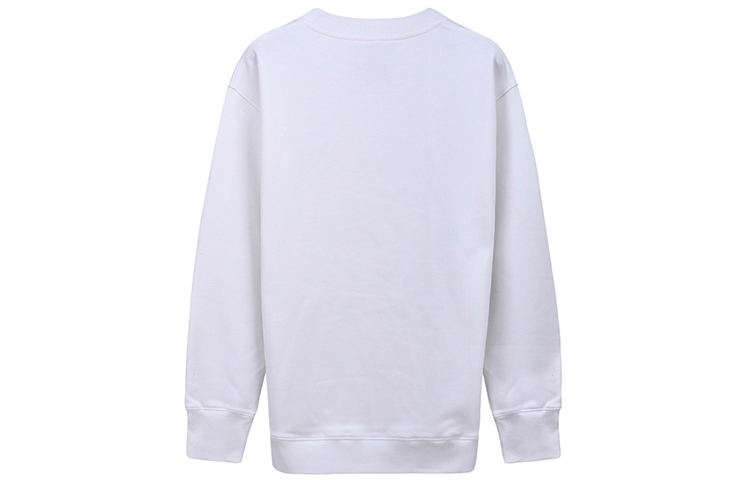 Lookbook (W) Moschino泰迪熊框架图案白色长袖毛衣 - 女士 D-V1717-0427-1001