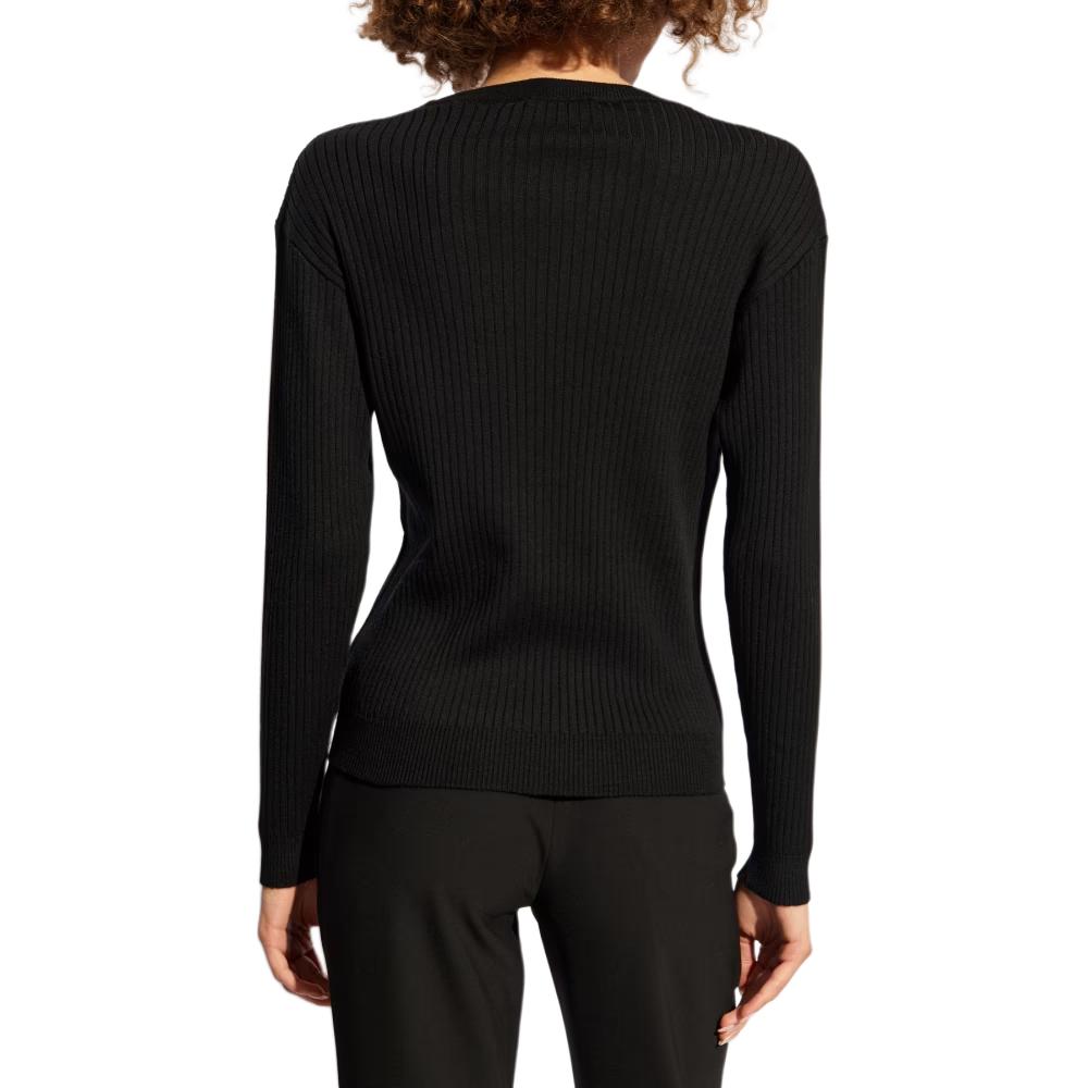 Purchase (W) モスキーノ テディベア グラフィック ブラック ニット プルオーバー クルーネック. V0929-5500-0555