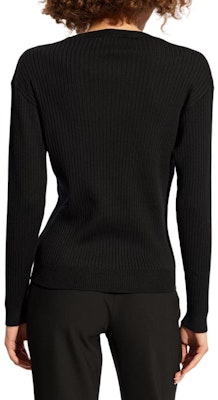 (W) モスキーノ テディベア グラフィック ブラック ニット プルオーバー クルーネック. V0929-5500-0555 Purchase (W) モスキーノ テディベア グラフィック ブラック ニット プルオーバー クルーネック. V0929-5500-0555