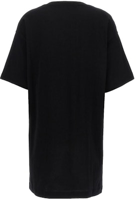 (W) MOSCHINO Kaos Hitam Oversized Wanita dengan Cetakan Teddy Bear Casual V0452-0541-1555 Lookbook (W) MOSCHINO Kaos Hitam Oversized Wanita dengan Cetakan Teddy Bear Casual V0452-0541-1555