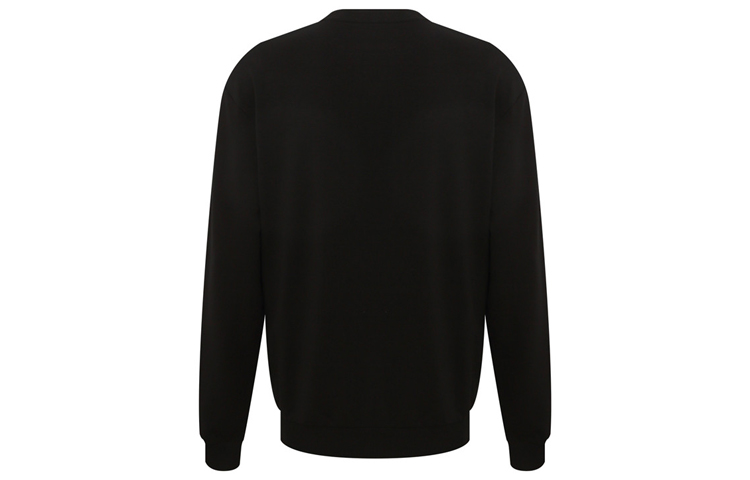 Lookbook (W) Moschino 泰迪熊Logo黑色圓領長袖T恤 Z-A1706-2312-0555