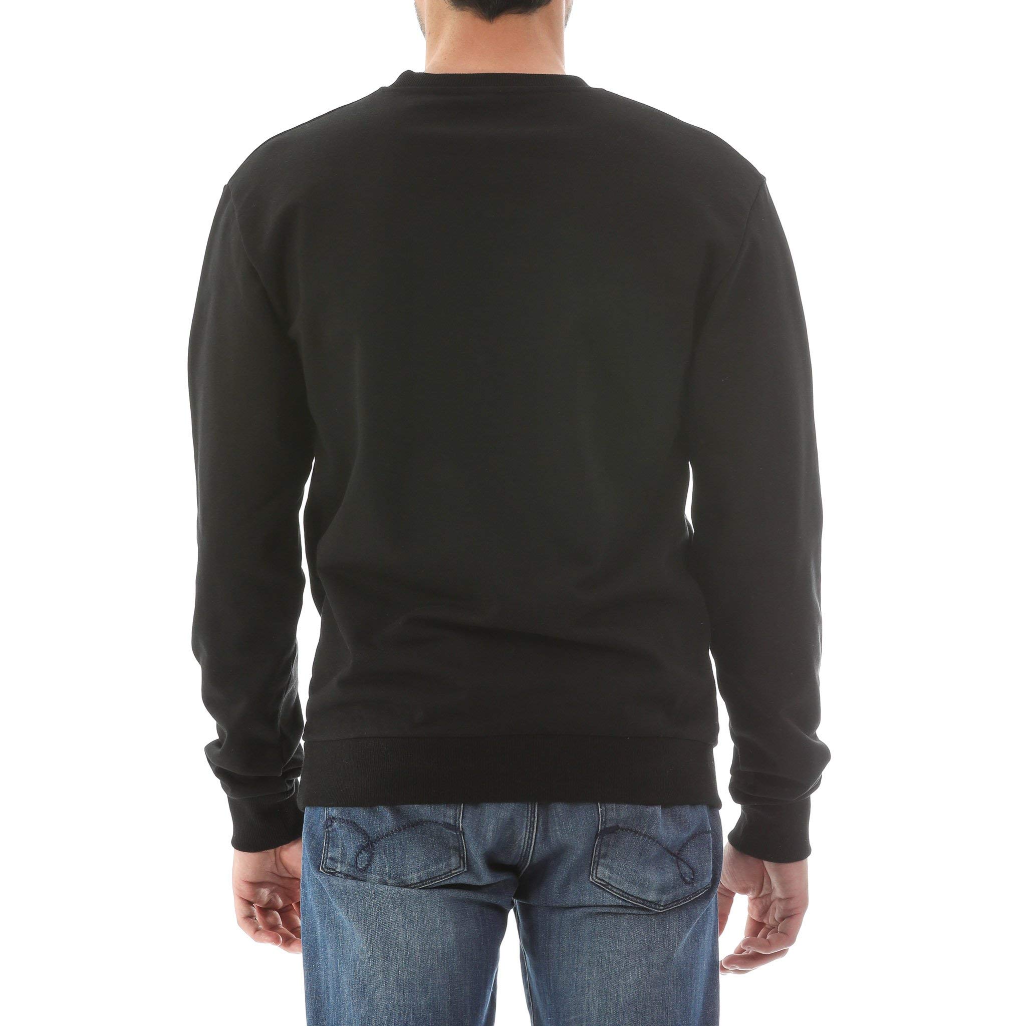 Details for (W) Moschino 泰迪熊Logo黑色圓領長袖T恤 Z-A1706-2312-0555