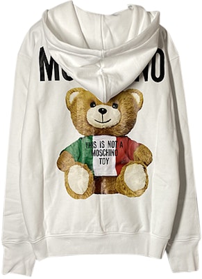 (W) MOSCHINO 泰迪熊卡通標誌連帽外套 白色 EV1709-0527-1001 Lookbook (W) MOSCHINO 泰迪熊卡通標誌連帽外套 白色 EV1709-0527-1001