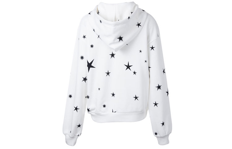 Lookbook (W) モスキーノ ホワイトフーディー カジュアル スタースペースベアデザイン. DV1702-5427-1002