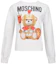 Order (Women) Moschino White Pullover Hoodie Long Sleeve Sweatshirt EV1702-5527-2002-912