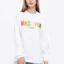 Purchase (Women) Moschino White Pullover Sweatshirt with Printed Logo Teddy Bear Design A1701-2318-0001