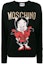 Buy (W) MOSCHINO x Little Pig Baju Wool Kartun Hitam (Potongan Longgar). A0991-1000-1555