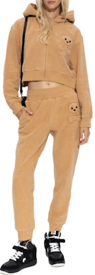 (Women) Moschino Yellow Teddy Embroidered Zip-Up Hoodie Short款 A1703-5526-1018 Lookbook (Women) Moschino Yellow Teddy Embroidered Zip-Up Hoodie Short款 A1703-5526-1018