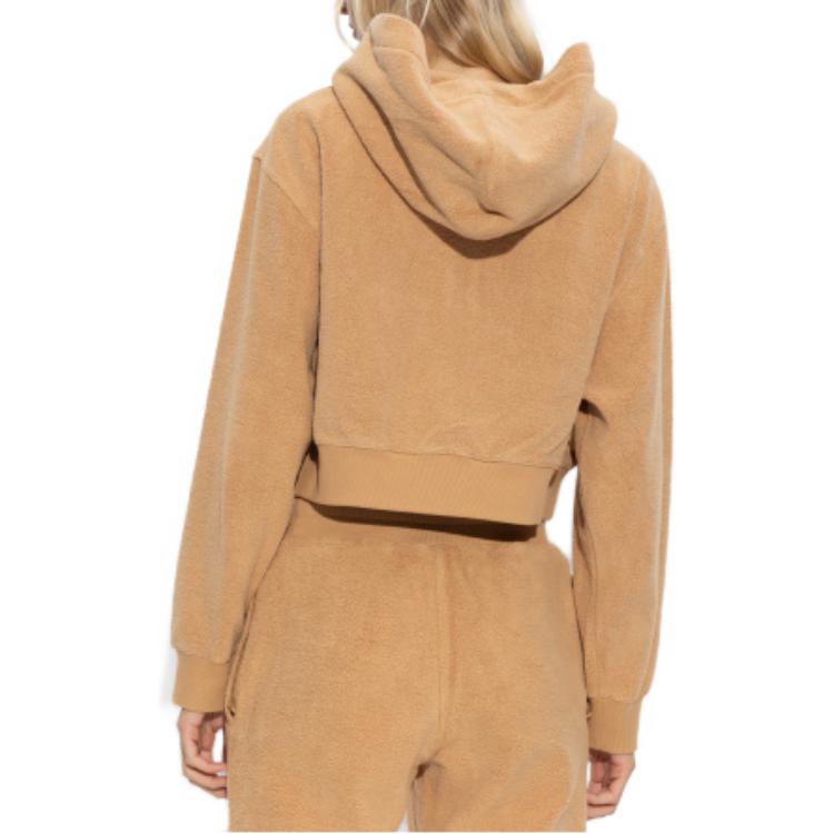 Purchase (Women) Moschino Yellow Teddy Embroidered Zip-Up Hoodie Short款 A1703-5526-1018