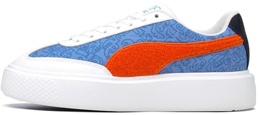 (Women) Mr. Doodle x Puma Oslo Maja 'Ultramarine American Beauty' 375791-01 Buy (Women) Mr. Doodle x Puma Oslo Maja 'Ultramarine American Beauty' 375791-01