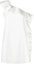 Order (W) Vestido Blanco Mini sin Mangas con Cremallera Asimétrica MSGM. 3641MDA17247100-WHITE