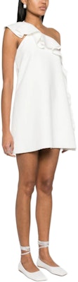(W) Vestido Blanco Mini sin Mangas con Cremallera Asimétrica MSGM. 3641MDA17247100-WHITE Shop (W) Vestido Blanco Mini sin Mangas con Cremallera Asimétrica MSGM. 3641MDA17247100-WHITE