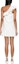 Purchase (W) Vestido Blanco Mini sin Mangas con Cremallera Asimétrica MSGM. 3641MDA17247100-WHITE