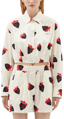 (W) MSGM Beige Bercorak Seluruh Baju Lengan Panjang Pendek. 3741MDE05247666-WHITE Lookbook (W) MSGM Beige Bercorak Seluruh Baju Lengan Panjang Pendek. 3741MDE05247666-WHITE