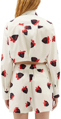 (W) MSGM Beige Bercorak Seluruh Baju Lengan Panjang Pendek. 3741MDE05247666-WHITE Shop (W) MSGM Beige Bercorak Seluruh Baju Lengan Panjang Pendek. 3741MDE05247666-WHITE