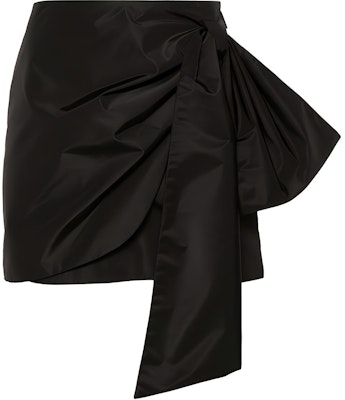 (W) Falda Casual Negra Asimétrica con Lazo de MSGM. 3641MDD11A247109-BLACK Buy (W) Falda Casual Negra Asimétrica con Lazo de MSGM. 3641MDD11A247109-BLACK