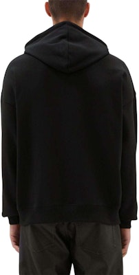 (W) MSGM Sudadera Negra Oversize con Logo Impreso y Capucha con Cordón. 3740MM106247799-BLACK Shop (W) MSGM Sudadera Negra Oversize con Logo Impreso y Capucha con Cordón. 3740MM106247799-BLACK