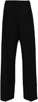 (Women) MSGM Black Pleated Tapered Suit Pants 3641MDP01247200-99 (Women) MSGM Black Pleated Tapered Suit Pants 3641MDP01247200-99