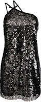 (Women) MSGM Black Sleeveless Midi Tulle Dress with Sequin Embellishments 3641MDA49247122-BLACK (Women) MSGM Black Sleeveless Midi Tulle Dress with Sequin Embellishments 3641MDA49247122-BLACK