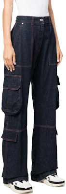 (W) MSGM 블루 카고 포켓 데님 진즈 3541MDP244L237773 Purchase (W) MSGM 블루 카고 포켓 데님 진즈 3541MDP244L237773